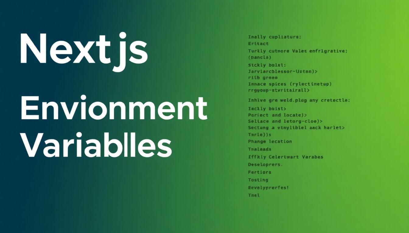Environment Variables In Next.js- A Complete Setup Guide