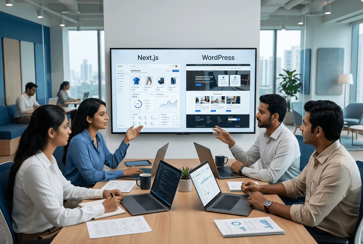 Next.js vs WordPress: Which Is Better for Business Websites in 2026?