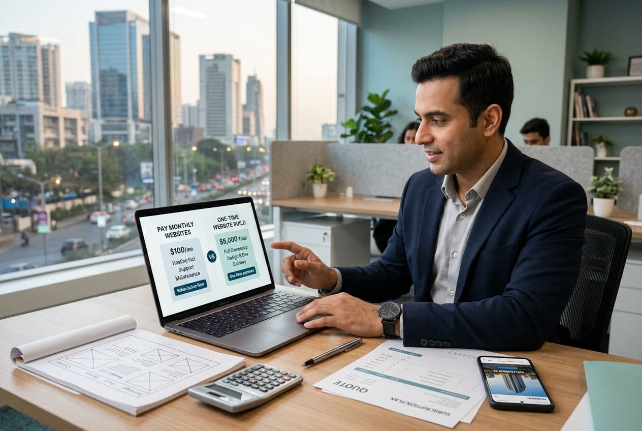 Pay Monthly Website vs One-Time Build: Which Is Better for Your Mumbai Business?
