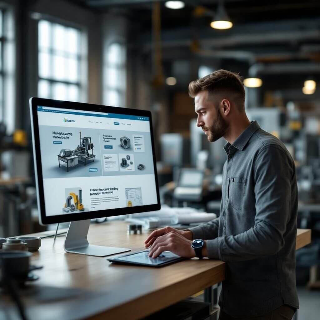 Manufacturing Web Design for Industrial Brands