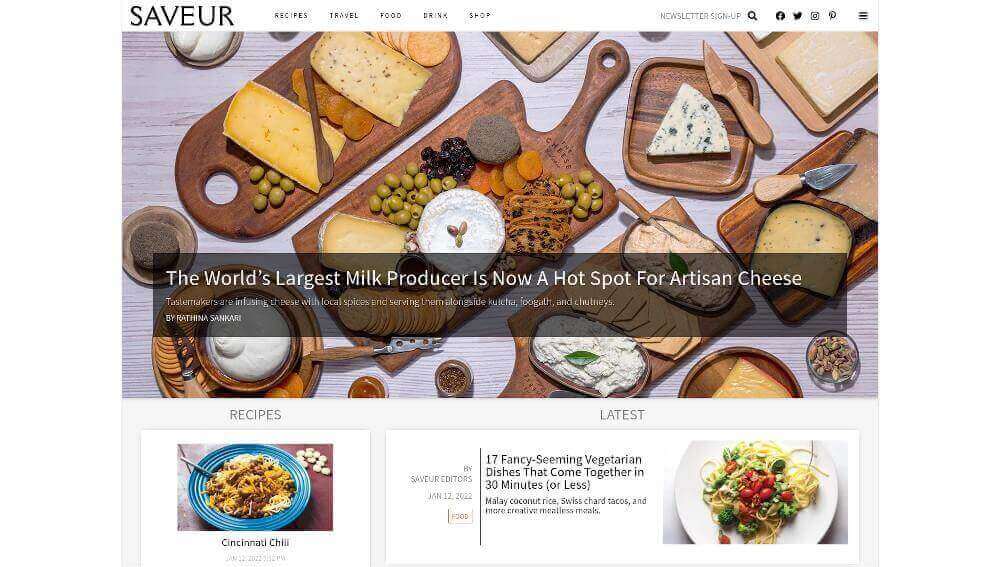 Saveur: Authentic Recipes