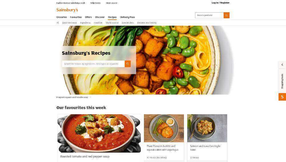 Sainsburys Recipes